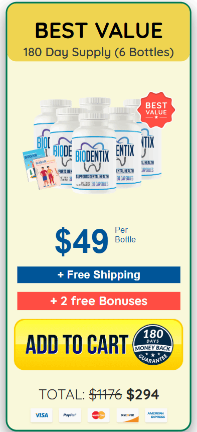 Biodentix 6 bottle