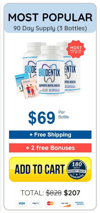 Biodentix 3 bottle